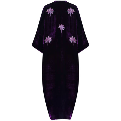 Aubergine Velvet ( new palm tree design )