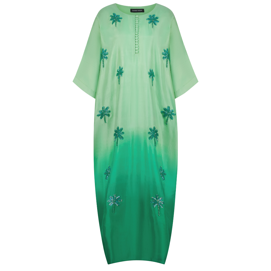 Mint Green Ombre Kaftan