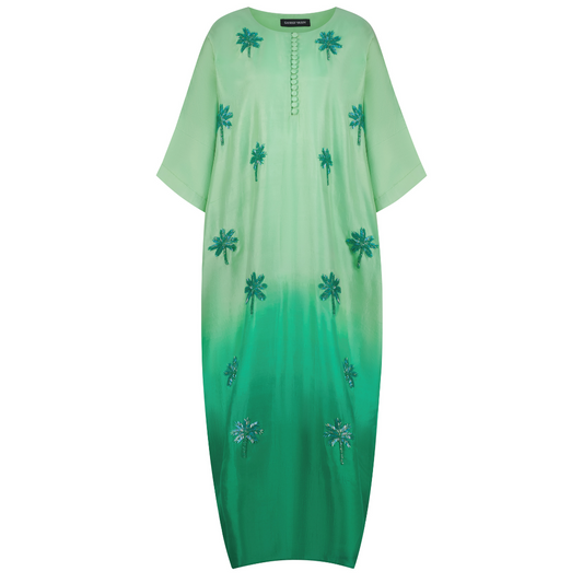 Mint Green Ombre Kaftan