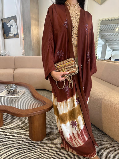 Brown and Sand Tie Dye