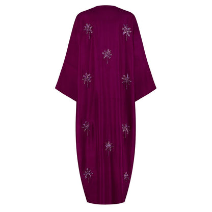 Maroon with Maroon Palms