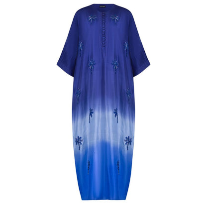 Purple and Blue Ombré Kaftan