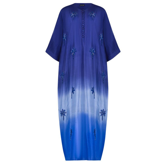 Purple and Blue Ombré Kaftan