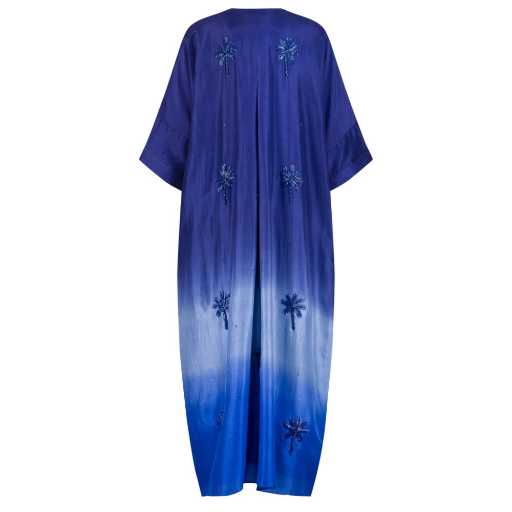 Purple and Blue Ombré Kaftan