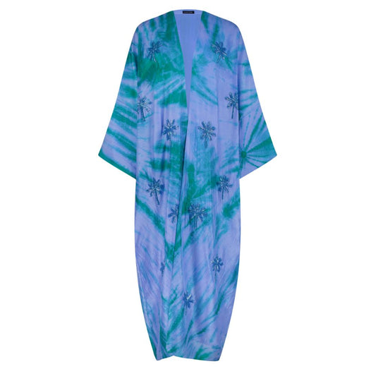 Blue and Green Full Tie Dye