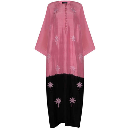 Pink and Black ombré Kaftan