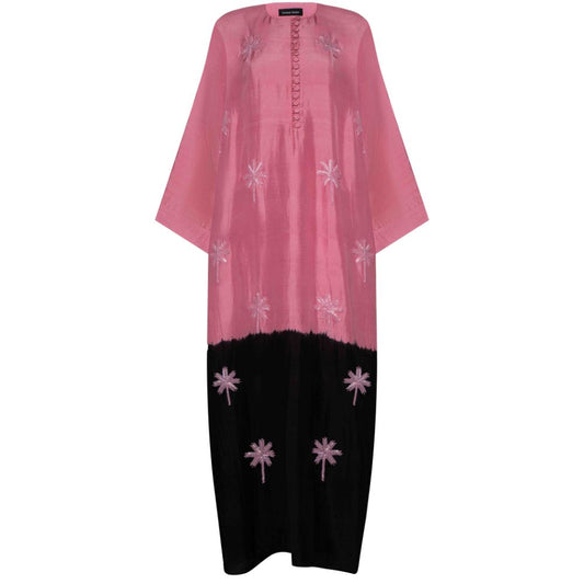 Pink and Black ombré Kaftan