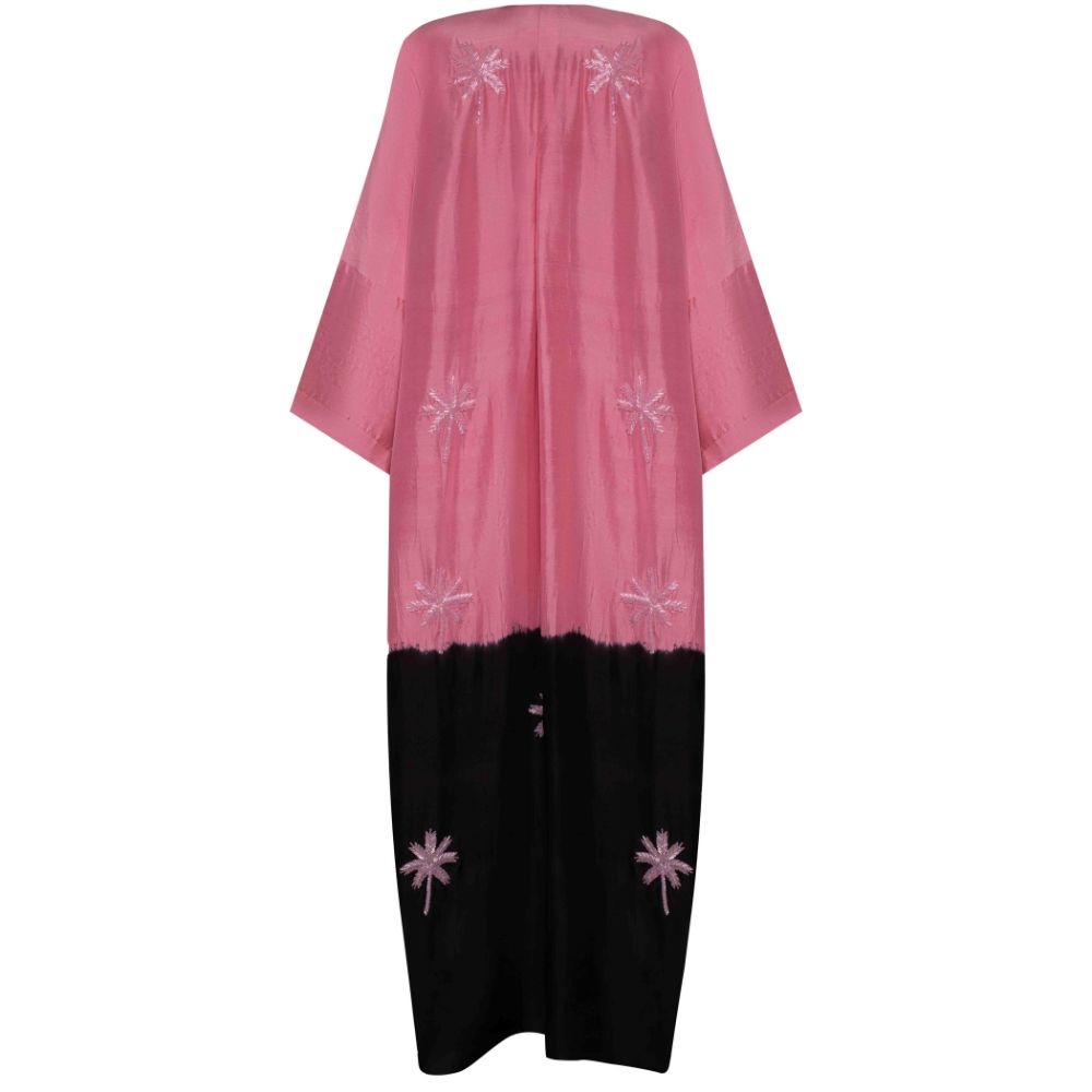 Pink and Black ombré Kaftan