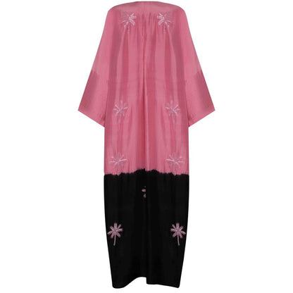 Pink and Black ombré Kaftan
