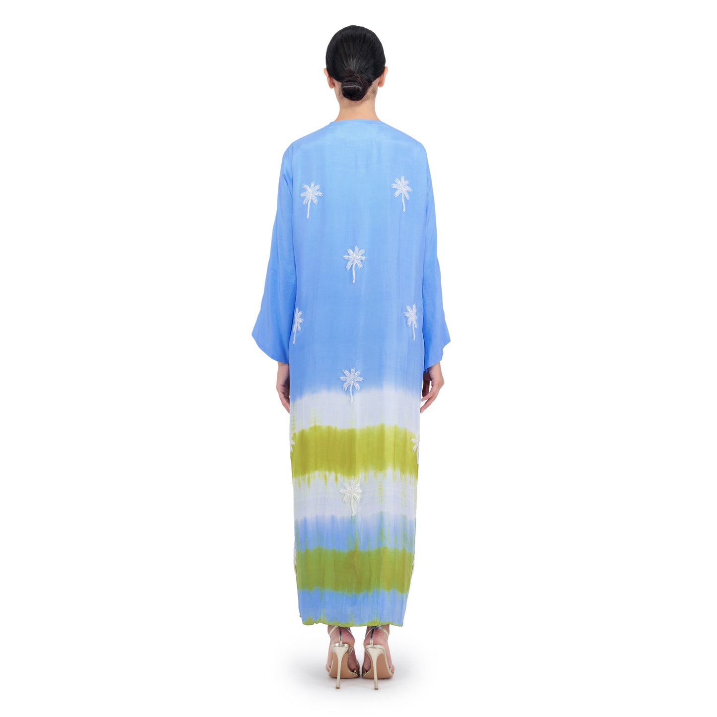 Sky Blue and Yellow Tie Dye