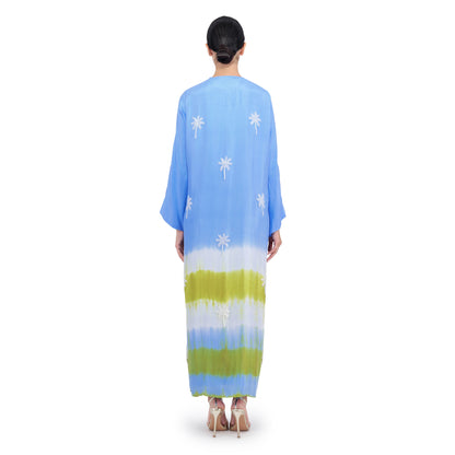 Sky Blue and Yellow Tie Dye