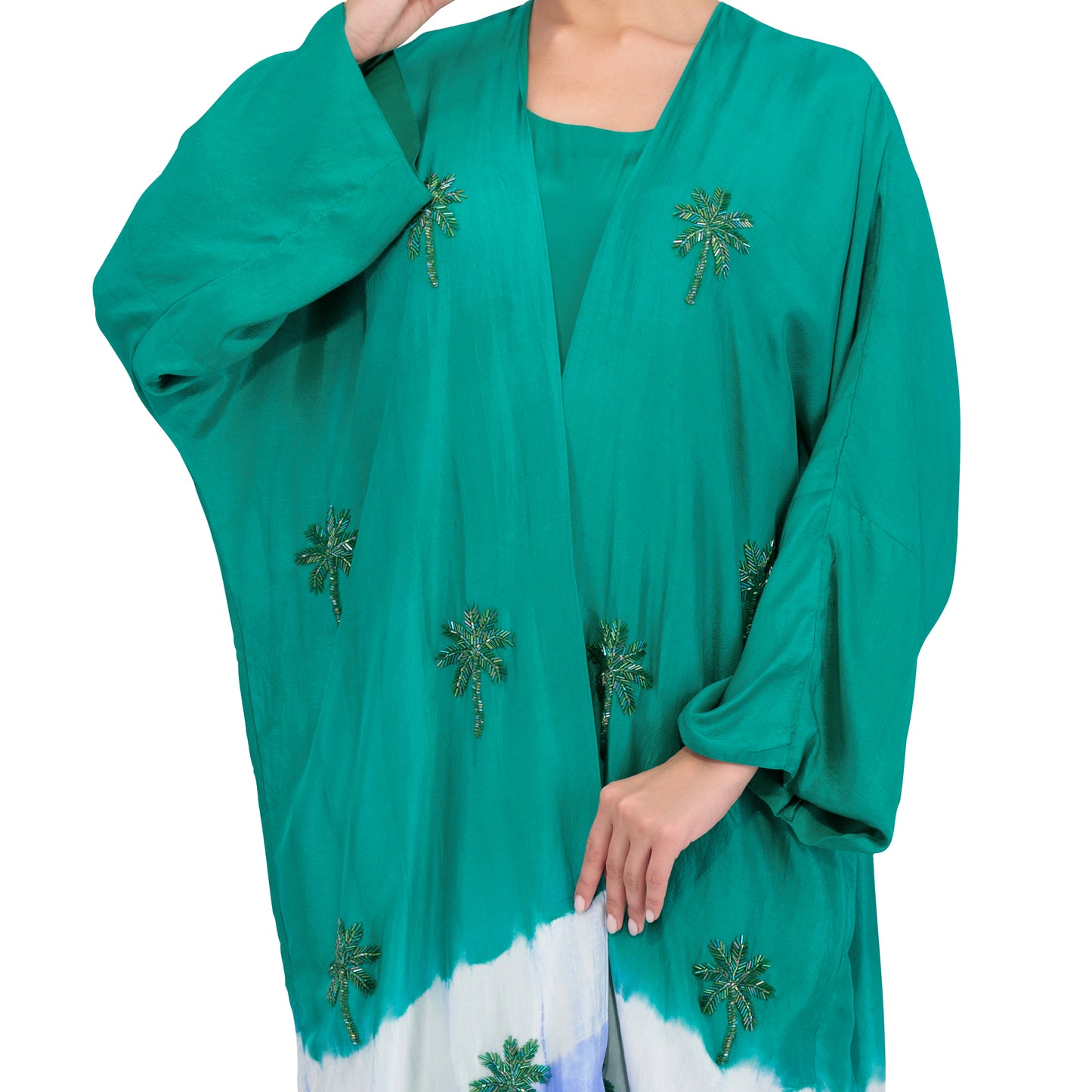 Forest Green and Blue Tie Dye