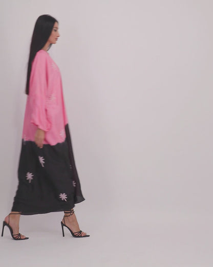 Pink and Black Ombré